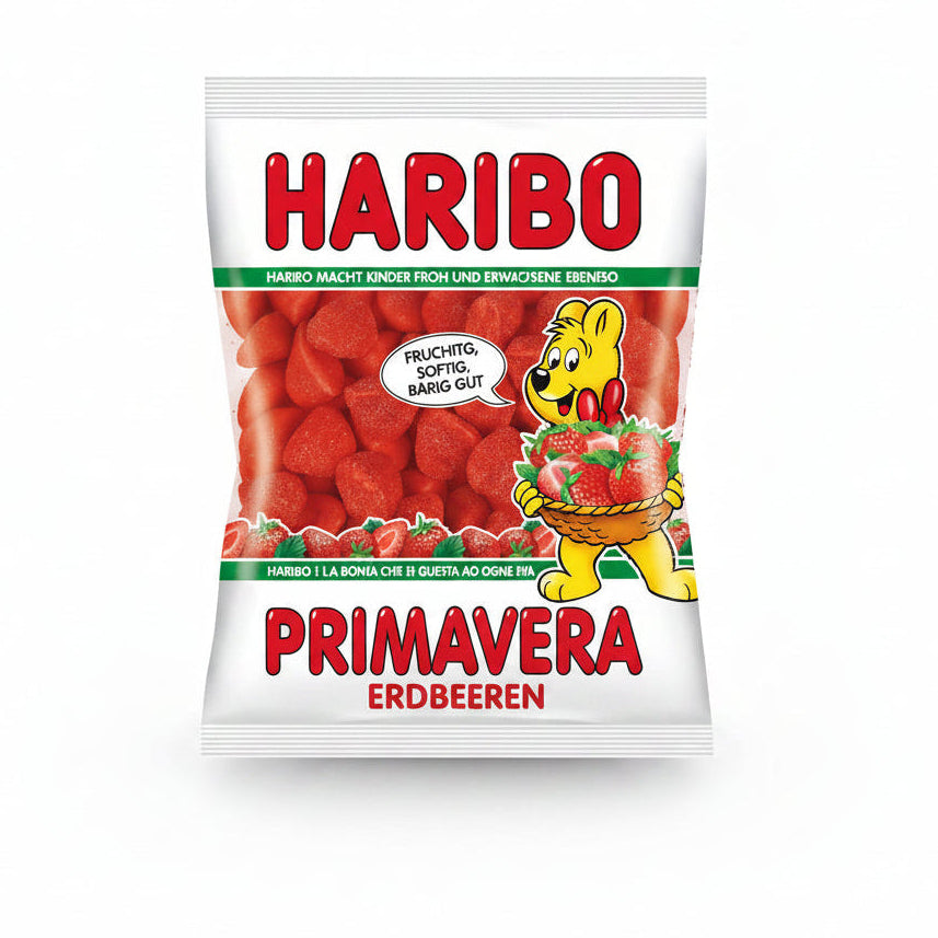 Haribo Primavera, caramelle gommose, gusto fragola 100g