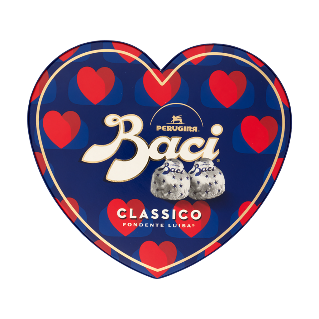 ❤️ Baci Perugina – Cuore Classico Fondente Luisa 100 g Scatola regalo a cuore con Baci assortiti