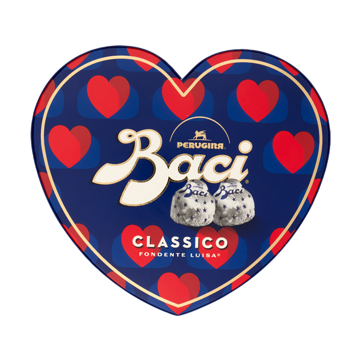 ❤️ Baci Perugina – Cuore Classico Fondente Luisa 100 g Scatola regalo a cuore con Baci assortiti