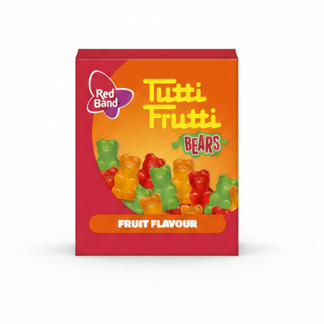 Tutti Frutti Bears Fragola, Arancia e mela 15g