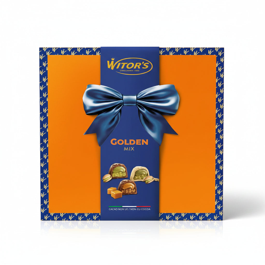 ✨Witor’s – Golden Mix Elegance 400 g Praline assortite al cioccolato – Selezione premium